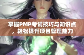 掌握PMP考试技巧与知识点，轻松提升项目管理能力