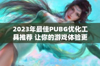 2023年最佳PUBG优化工具推荐 让你的游戏体验更顺畅