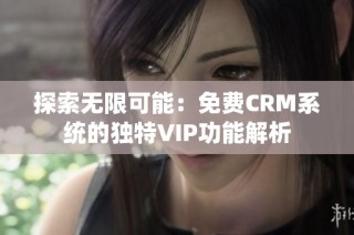 探索无限可能：免费CRM系统的独特VIP功能解析