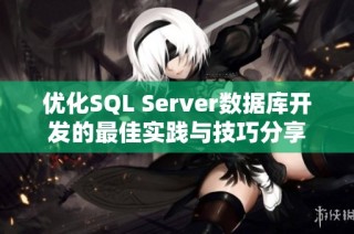 优化SQL Server数据库开发的最佳实践与技巧分享