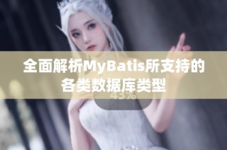 全面解析MyBatis所支持的各类数据库类型