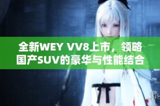 全新WEY VV8上市，领略国产SUV的豪华与性能结合