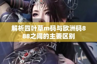 解析四叶草m码与欧洲码888之间的主要区别