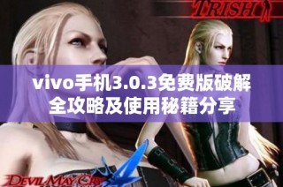 vivo手机3.0.3免费版破解全攻略及使用秘籍分享