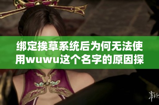 绑定挨草系统后为何无法使用wuwu这个名字的原因探讨