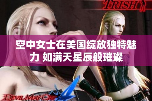 空中女士在美国绽放独特魅力 如满天星辰般璀璨