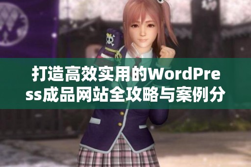 打造高效实用的WordPress成品网站全攻略与案例分享