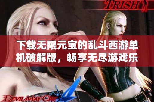 下载无限元宝的乱斗西游单机破解版，畅享无尽游戏乐趣