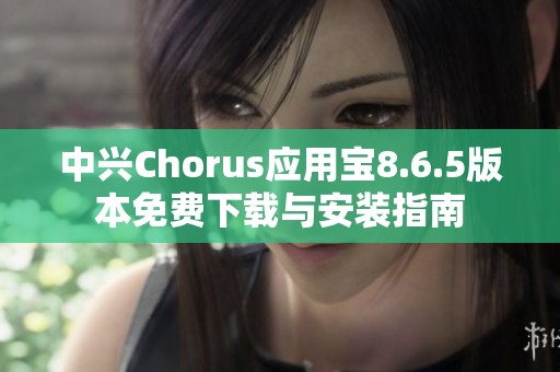 中兴Chorus应用宝8.6.5版本免费下载与安装指南