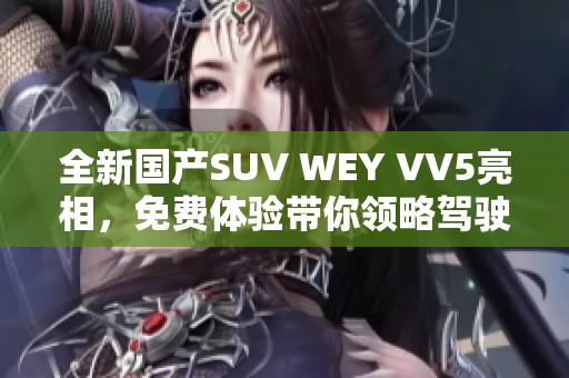 全新国产SUV WEY VV5亮相，免费体验带你领略驾驶乐趣